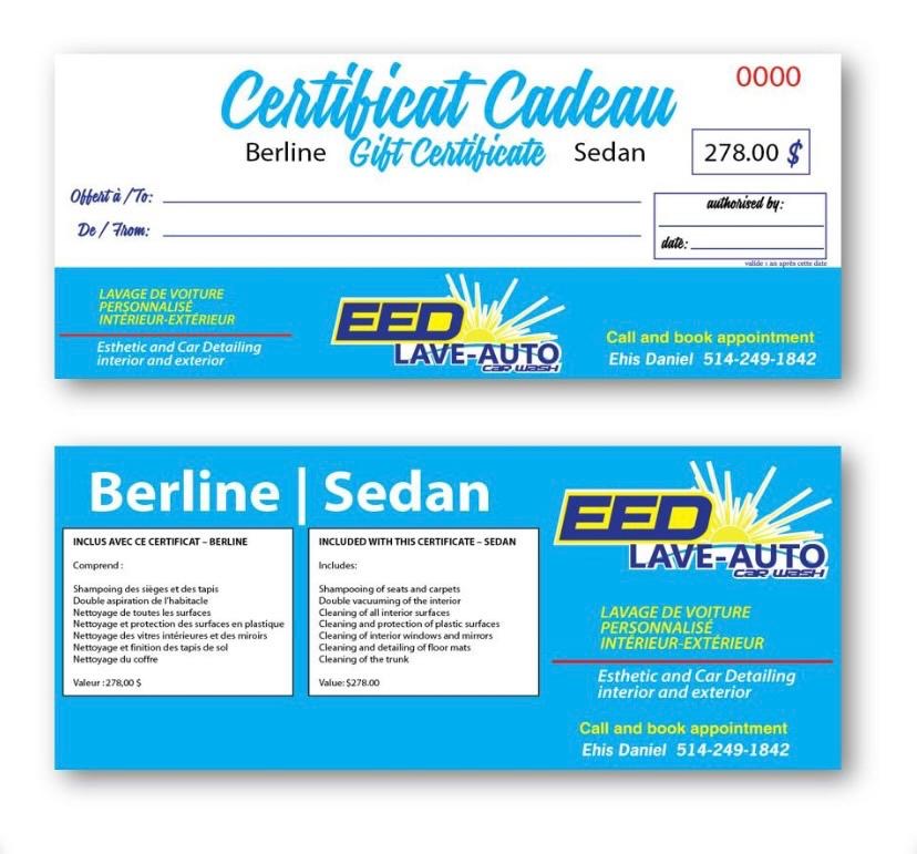 Carte Cadeau Soin Intérieur